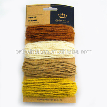 Assorted beautiful burlap rope
