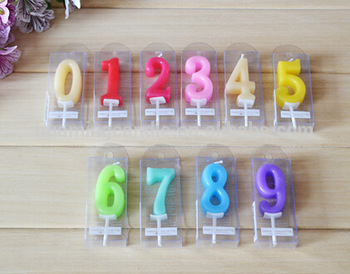 Many Colors cheaper Birthday Number Cake Candle