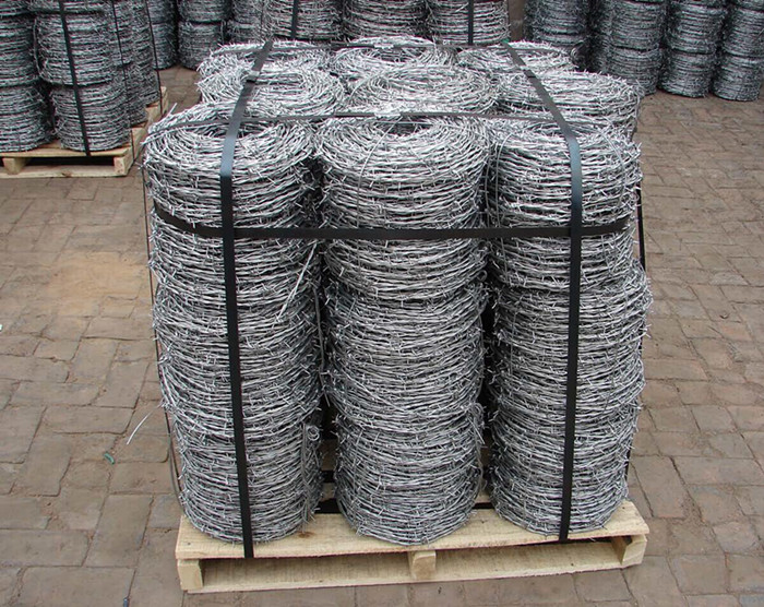 Galvanised steel Barbed Wire