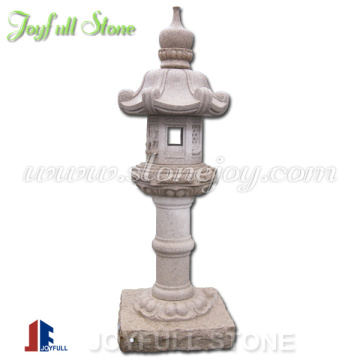 Outdoor Yellow Granite Lantern Kasuga