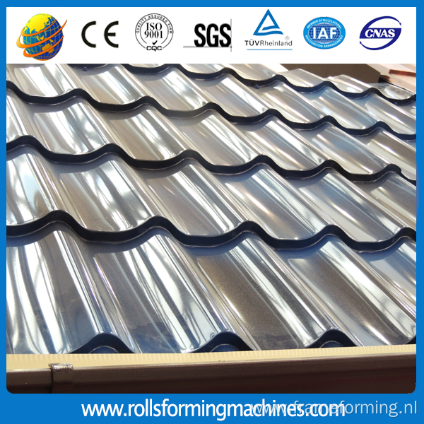 Glazed Tile Roofing Sheet Panel Roll Forming Machine