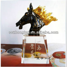 Newly vivid crystal Gift Crystal Horse
