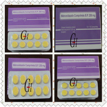 Comprimidos de metronidazol 250 mg Dosagem
