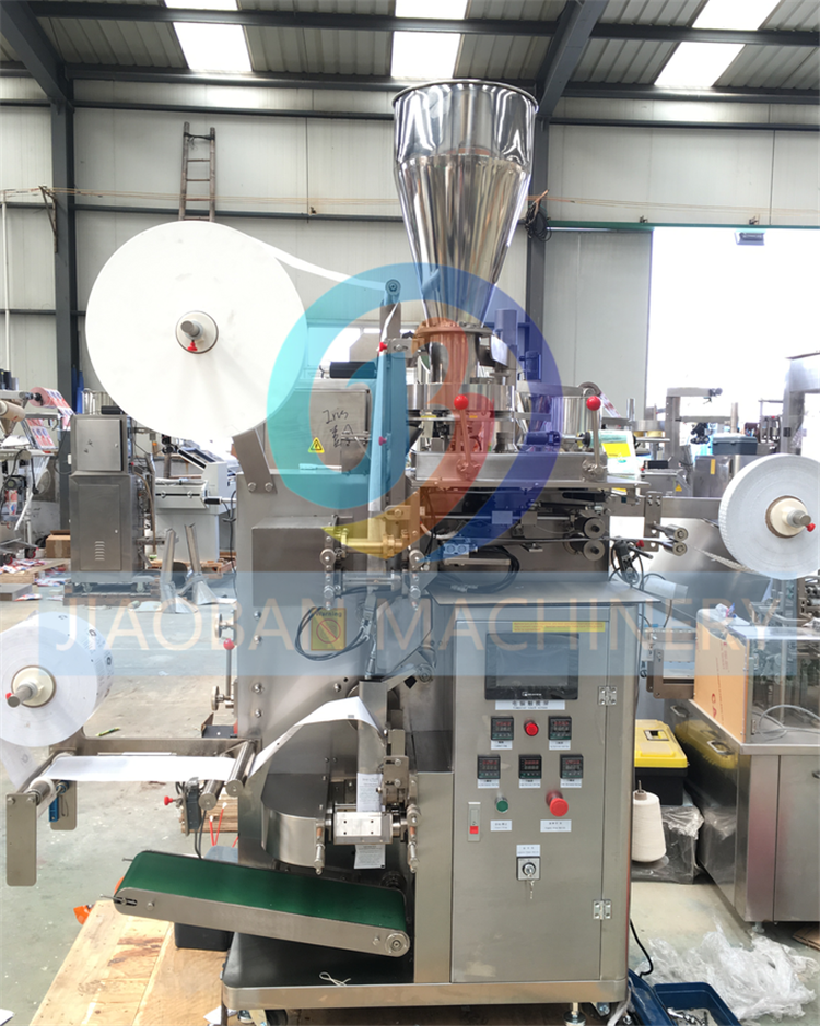 Fully Automatic Qualitative Filter Paper Inner and Outer Nylon Pouch Trianglec Small Tea Bag Packing Machine For 2g-10g