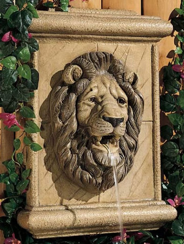 Garden decorative outdoor wall fountains