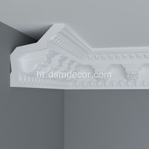 An poliyiretàn dekoratif Dentil Crown Moulds