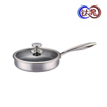 Durable Stainless Steel Frying Pan for Cooking