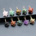 Amethyst Merkaba Star Pendants for Necklace Jewelry