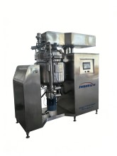 Automatic lifting vacuum emulsifying machine