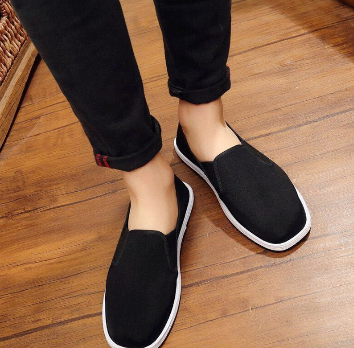 Comfortable and durable old Beijing cloth shoes with tire soles high quality fashion  sneaker men shoes