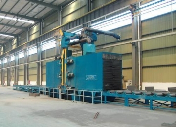 Pass Through Type Steel Shot Blasting Machine