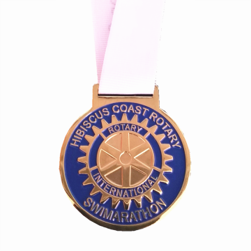 High quality custom international swmarathon metal medal