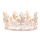 Full Round Butterfly Flower-shaped Pageant Crown For Queen