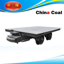 Flat mining car