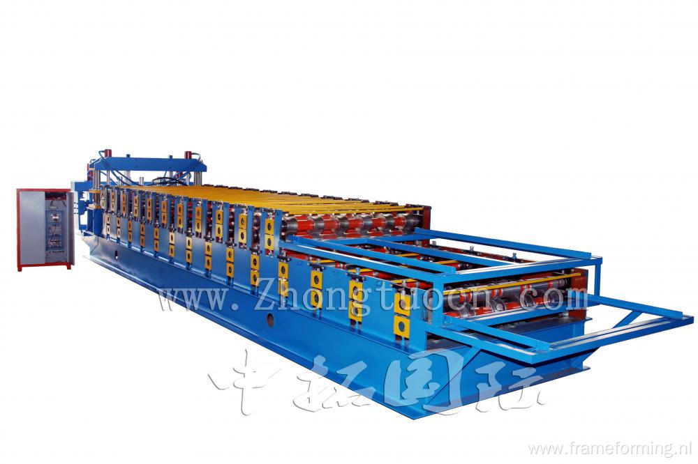 Double Deck Corrugated Roof Sheet Making Machine