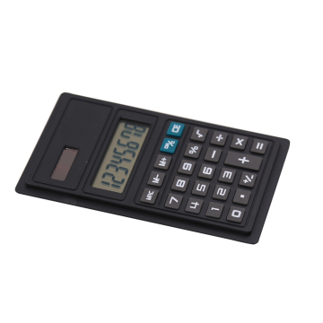 Dual Power 8 Digits Small Size Pocket Calculator
