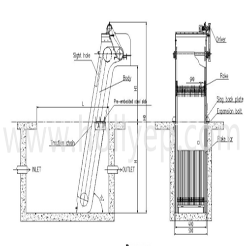 Solid Liquid Separation Mechanical Fine Bar Screen