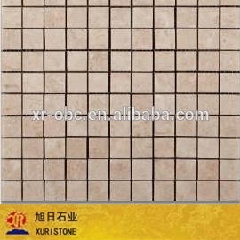 Promotion bursa beige marble mosaic, crema marble mosaic tile, marble mosaic tile 30x30