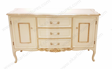 2016 white teak sideboard / china furniture sideboards