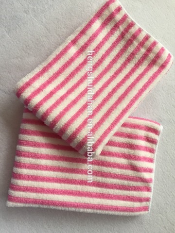 100% polyester microfiber yarn dyed hand towel