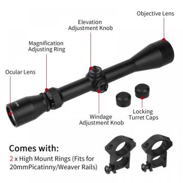 3-9X40 Rifle Scope for Hunting