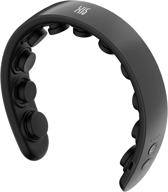 Hands-Free Vital Massage H1 Fashion Hairband Head Massager Standard- Slim & Lightweight, 11 Vibrating Heads, 5 Modes, 3 Intensit