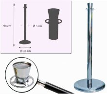 Chrome Steel Stanchions