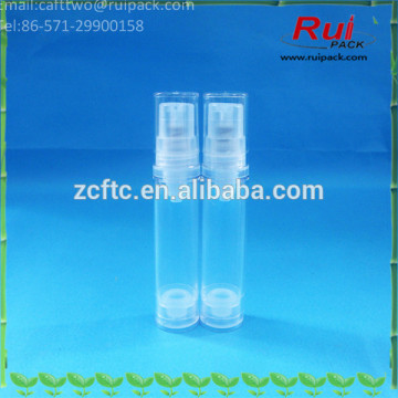 RUIPACK 8ml mini transparent airless bottle, simple clear airless bottle