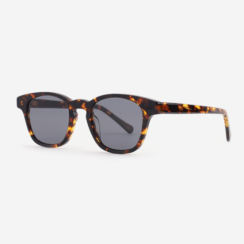 Light Square Acetate Men's Sunglasses