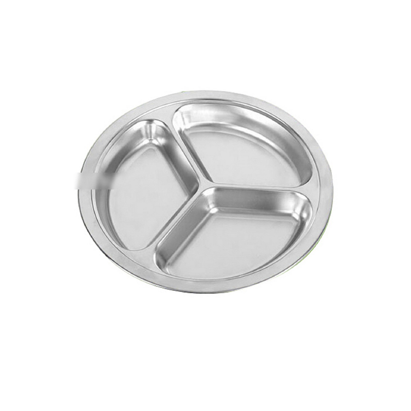 Customized High Quality food plate cover Dinner Stainless Steel Plate Cover With Center Handle