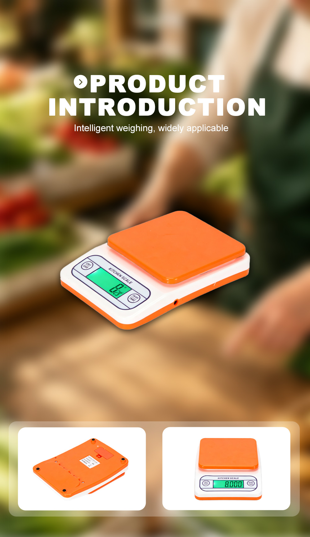 YHD‑K006 เครื่องชั่งในครัวดิจิตอลในครัวเรือนขนาดกะทัดรัด X YHD‑K006 Compact Digital Household Kitchen Scale X