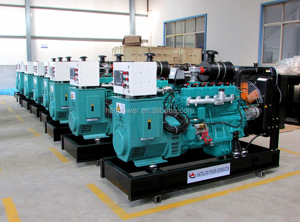 AC Three Phase Output Type gas engine generator power plant