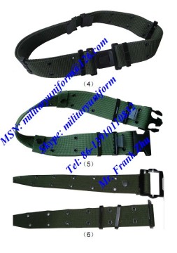 Military Belt Police Belt Military Webbing Pistol Pouch Military Buckle