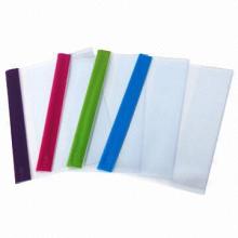 PVC book cover with inner flaps tinted spine