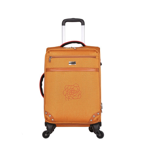 Colourful ultra light aluminum trolley EVA luggage