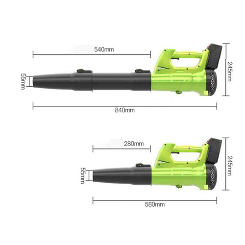 21V Portable Blade Blade Sweeper dengan Bateri