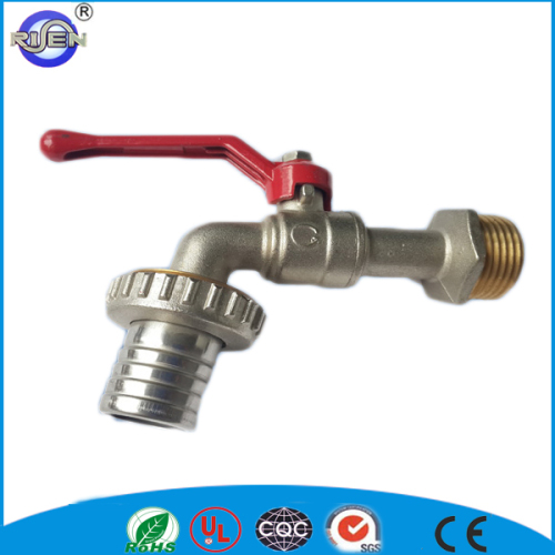 brass nickel plated body zinc nozzle ball bibcock