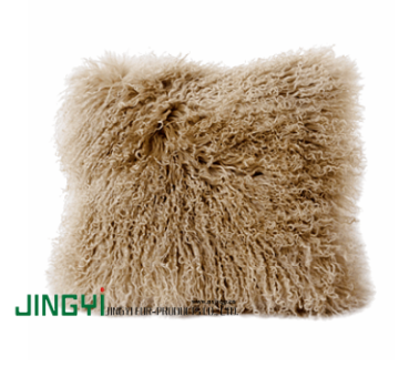 Sheep Skin Fur Cushion