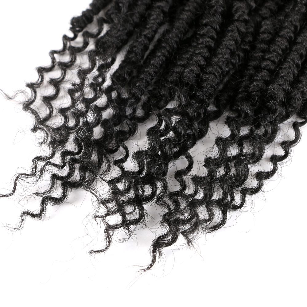 14 Inch Synthetic Kinky Twist Crochet Hair Pre Looped Crochet Braids Pre Twisted Hair Braids Bomb Twist Crochet Hair