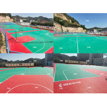 Basketball en plein air Volleyball Tennis Court Flooring