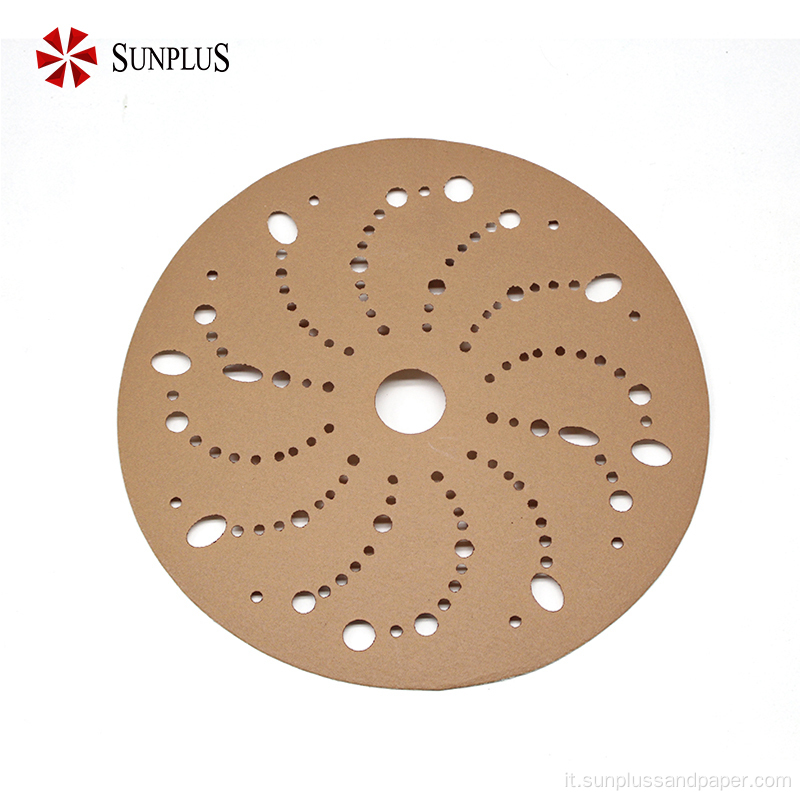 Sandpaper Multi-Holes Gold Sanding Paper Automotive