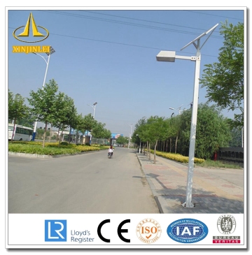 Single Arm Solar Street Light Poles