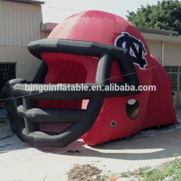 inflatable helmet/inflatable football helmet tunnel/helmet inflatable for sport competition game