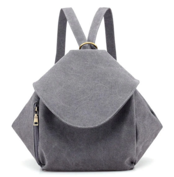 canvas school bag women fashion backpack rucksack