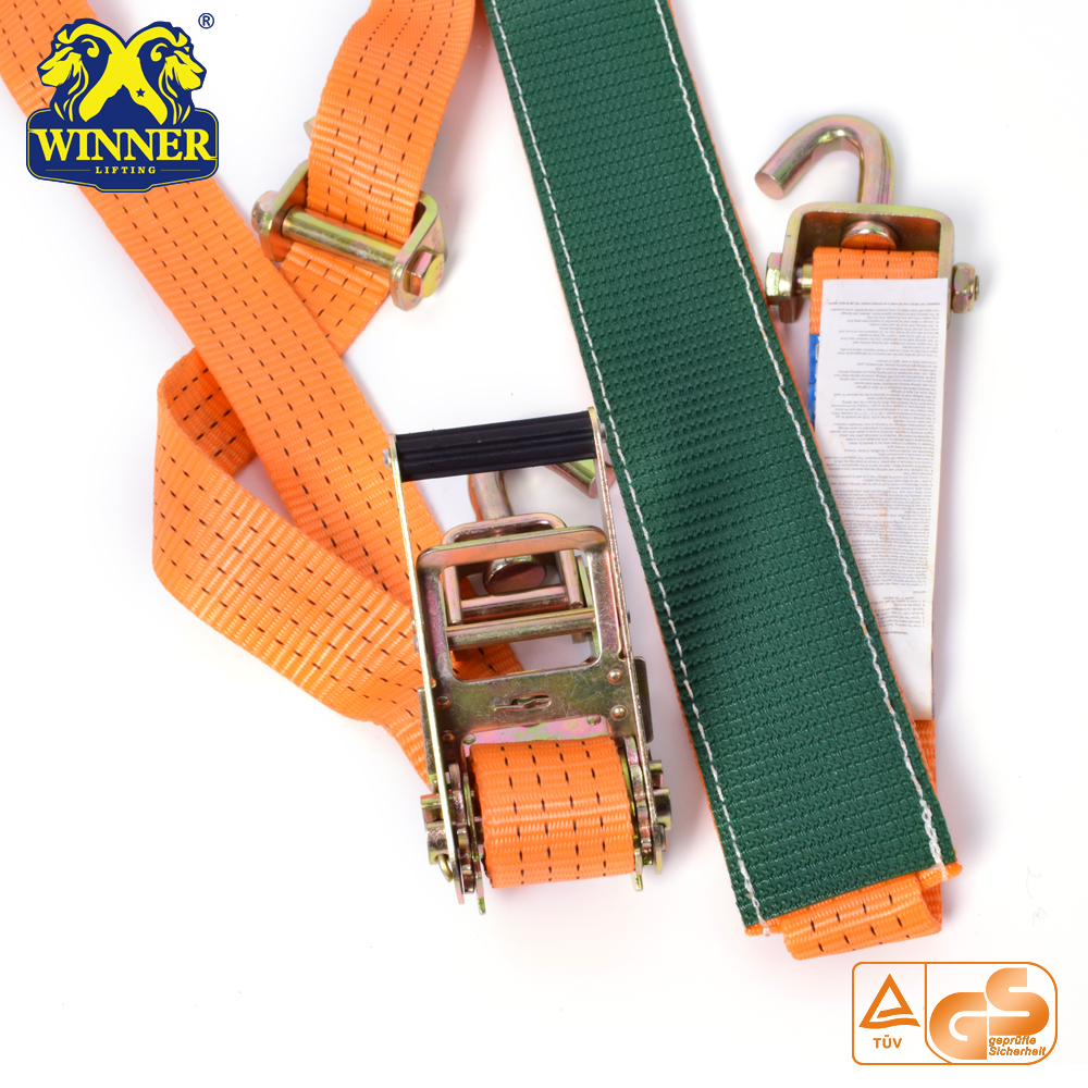 Ratchet Tie Down Strap Cargo lashing For Transportation