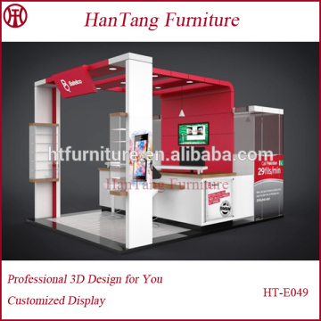 China exhibition mobile phone booth design