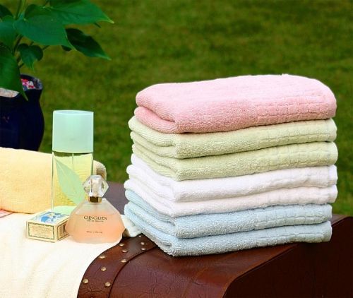 Luxury 100% Cotton Soft Durable Hand Towel For Girls , Face Towels