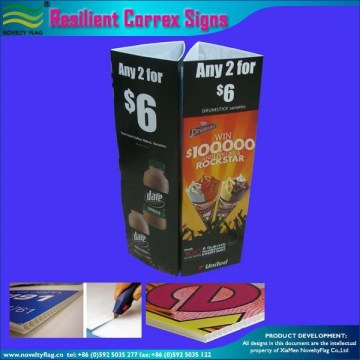 Plastic billboard advertising materials