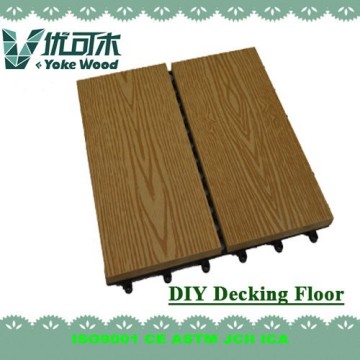Plastic wood WPC decking board