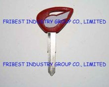 Blank Key Uncut Blade for XV1900 XVS1300 XVS950 XVS400 Red KEY